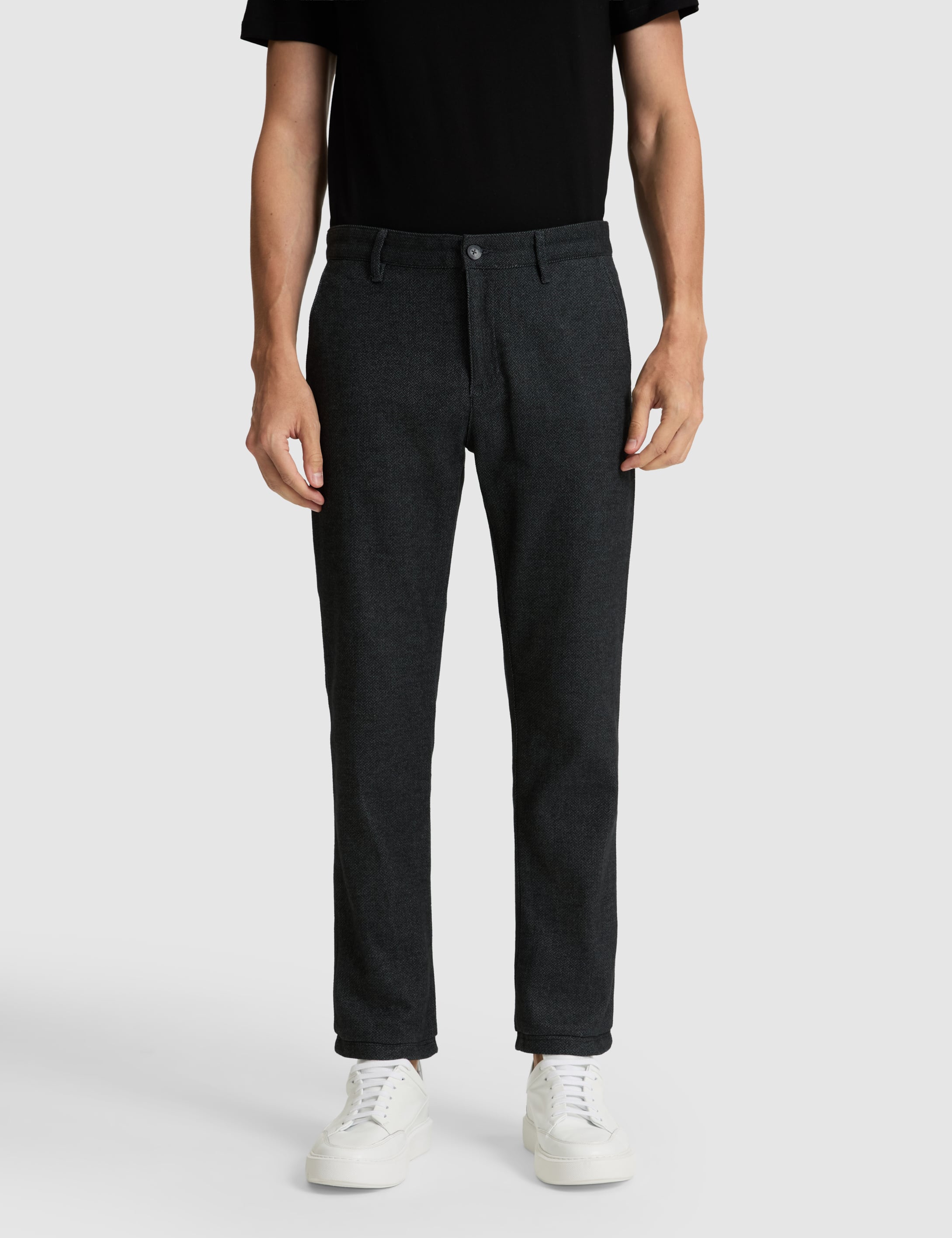 Lacivert Regular Fit Basic Kanvas Pantolon - 50305473174