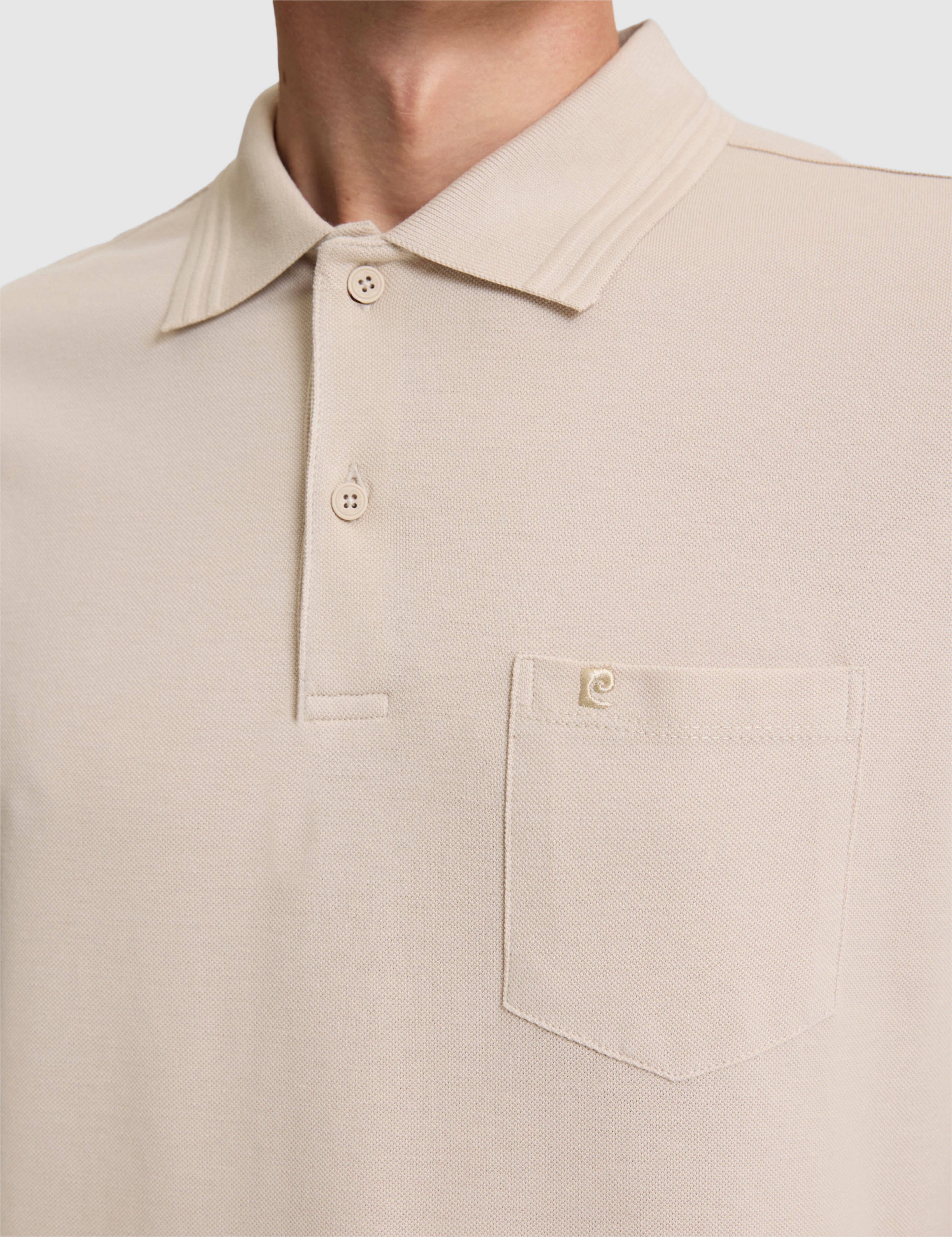 Taş Regular Fit %100 Pamuk Cepli Düğmeli Polo Yaka Basic Tişört - Image 6