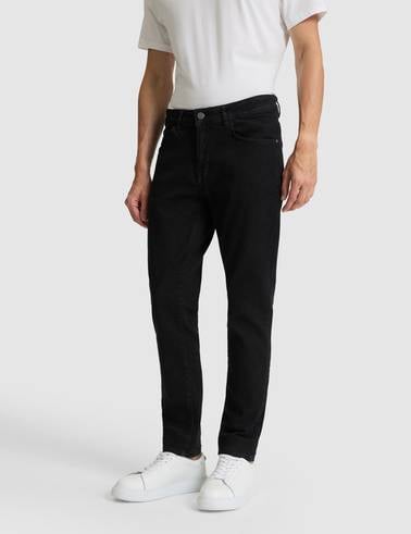 Siyah Slim Fit Jean Pantolon