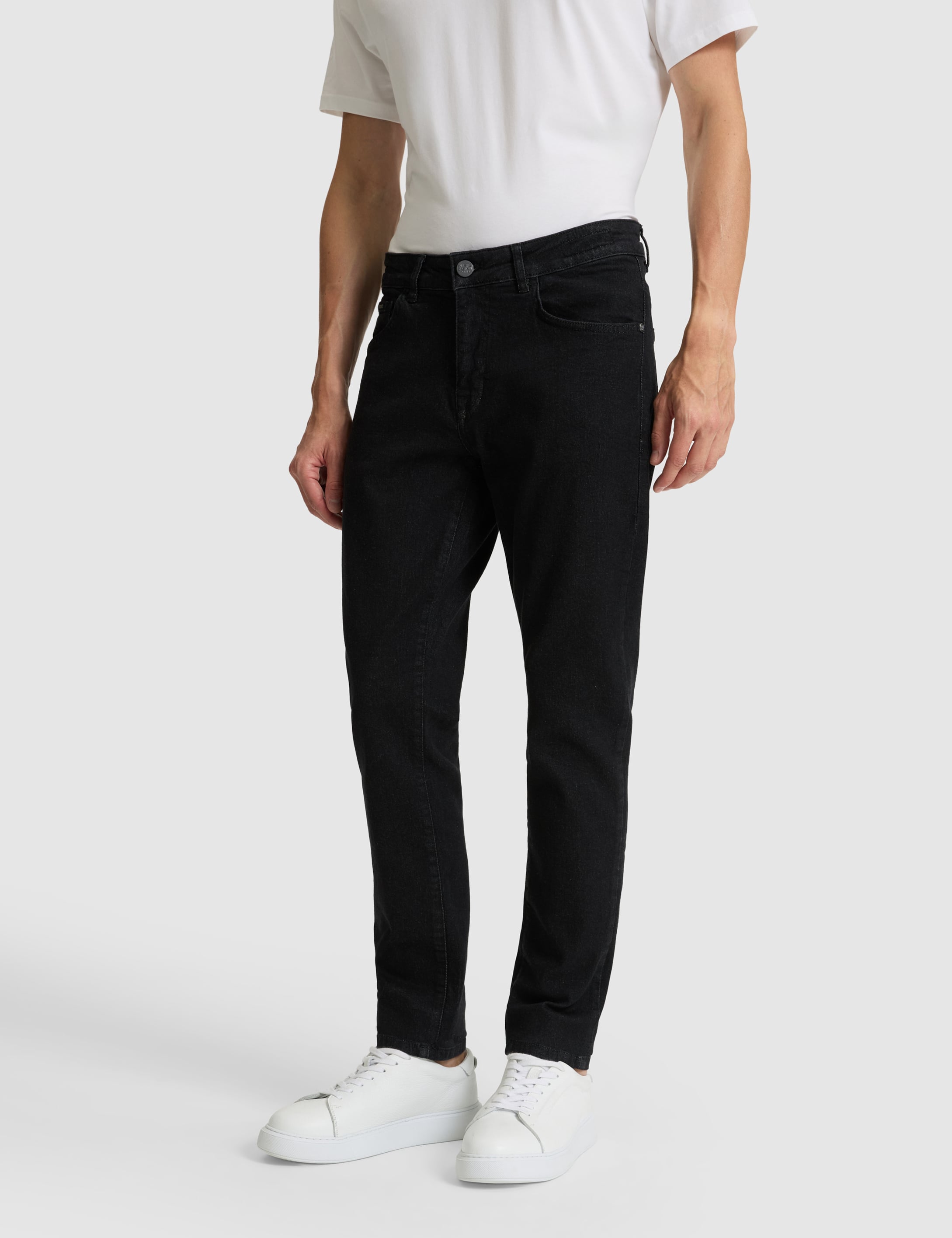 Siyah Slim Fit Jean Pantolon - 50308928016