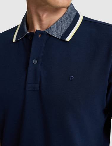 Lacivert Slim Fit Polo Yaka Tişört