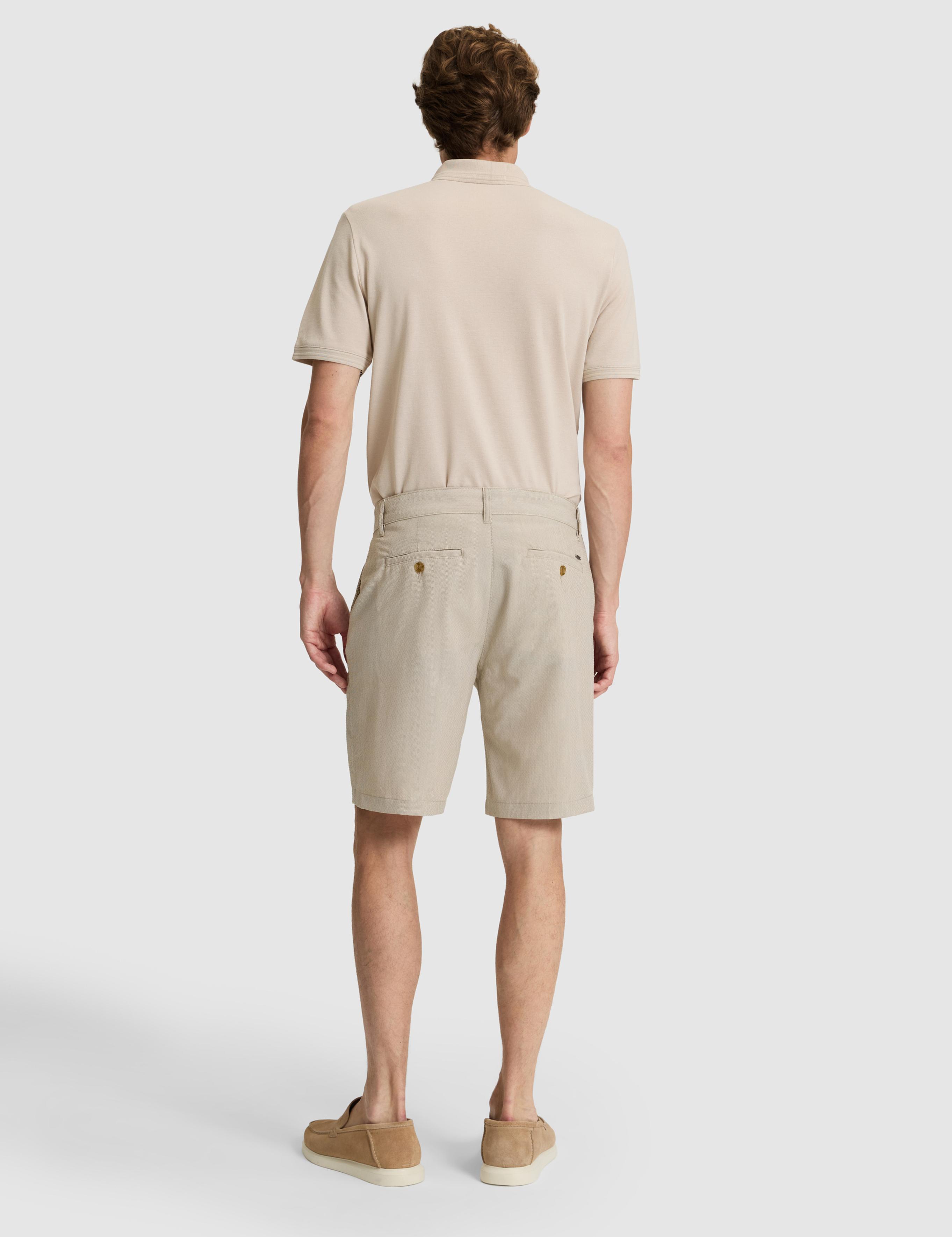 Vizon Slim Fit Gofre Dokuma Şort