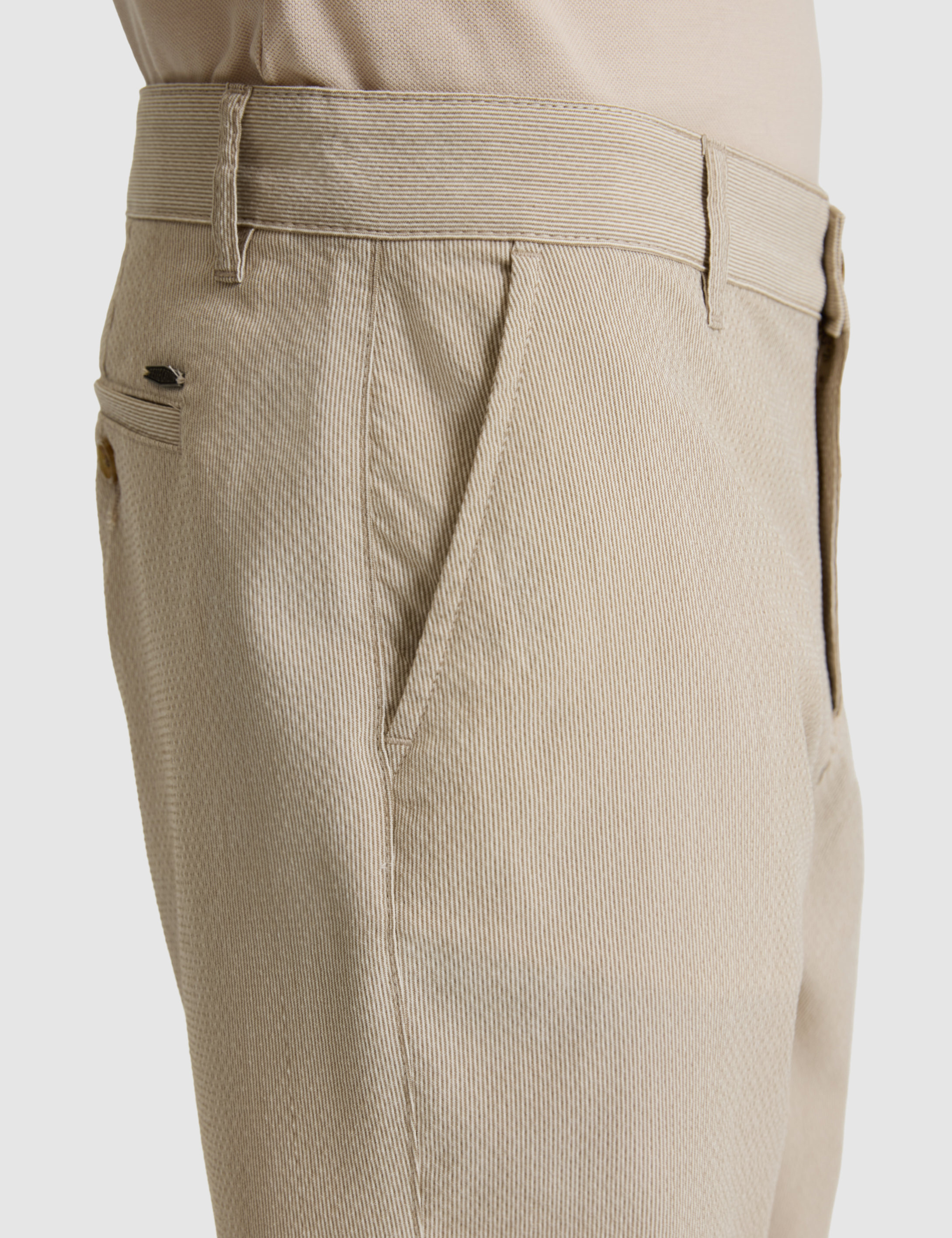 Vizon Slim Fit Gofre Dokuma Şort - 50309644017