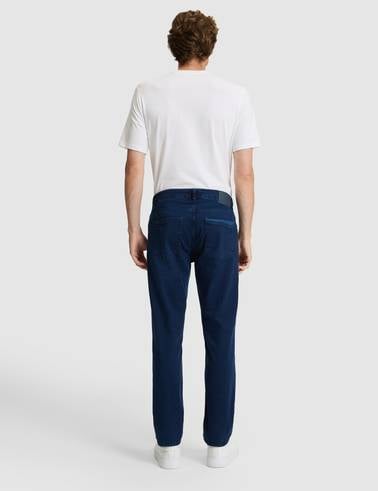 Lacivert Straight Fit Jean Pantolon