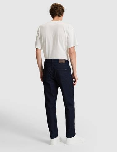 Koyu Lacivert Straight Fit Jean Pantolon