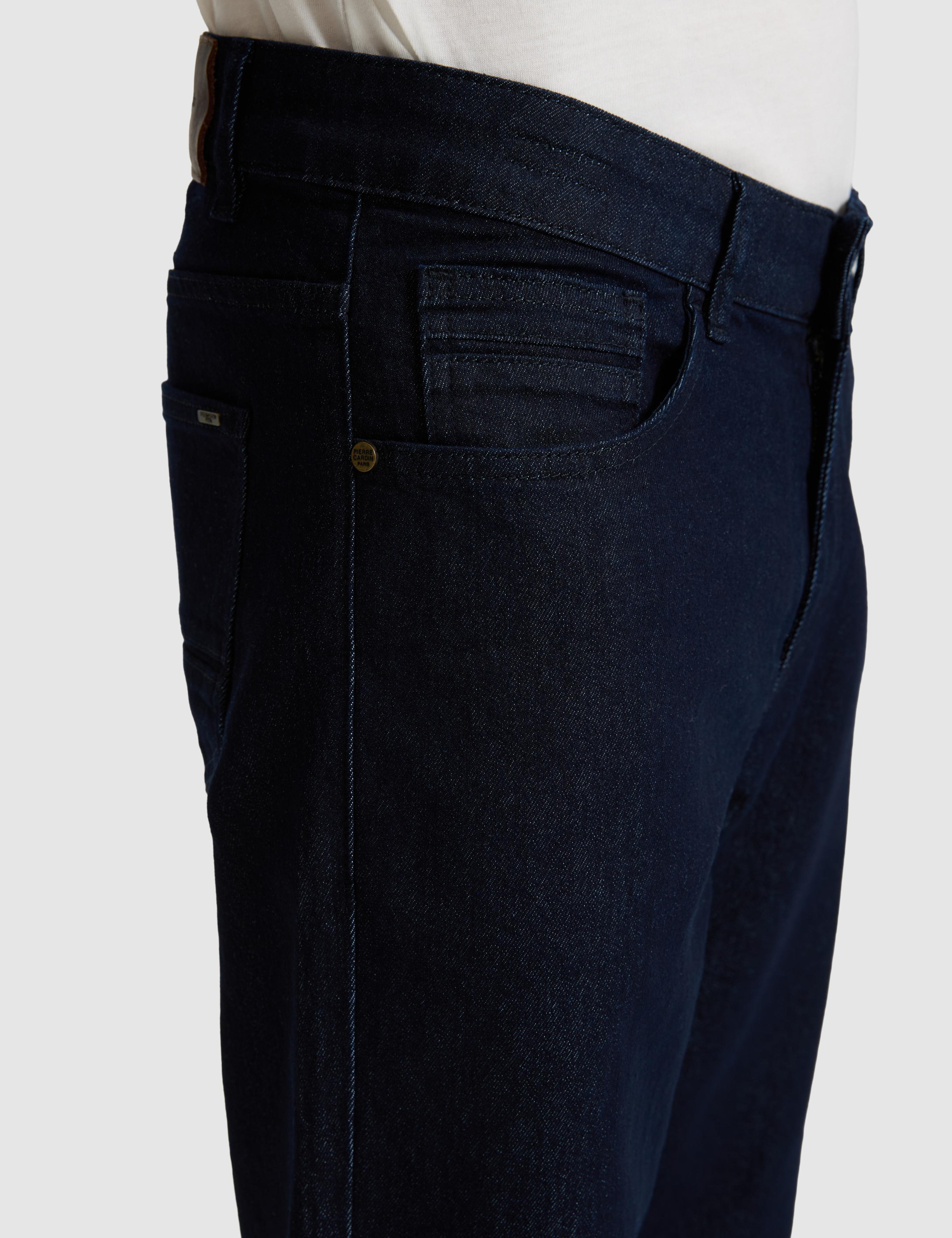 Koyu Lacivert Straight Fit Jean Pantolon