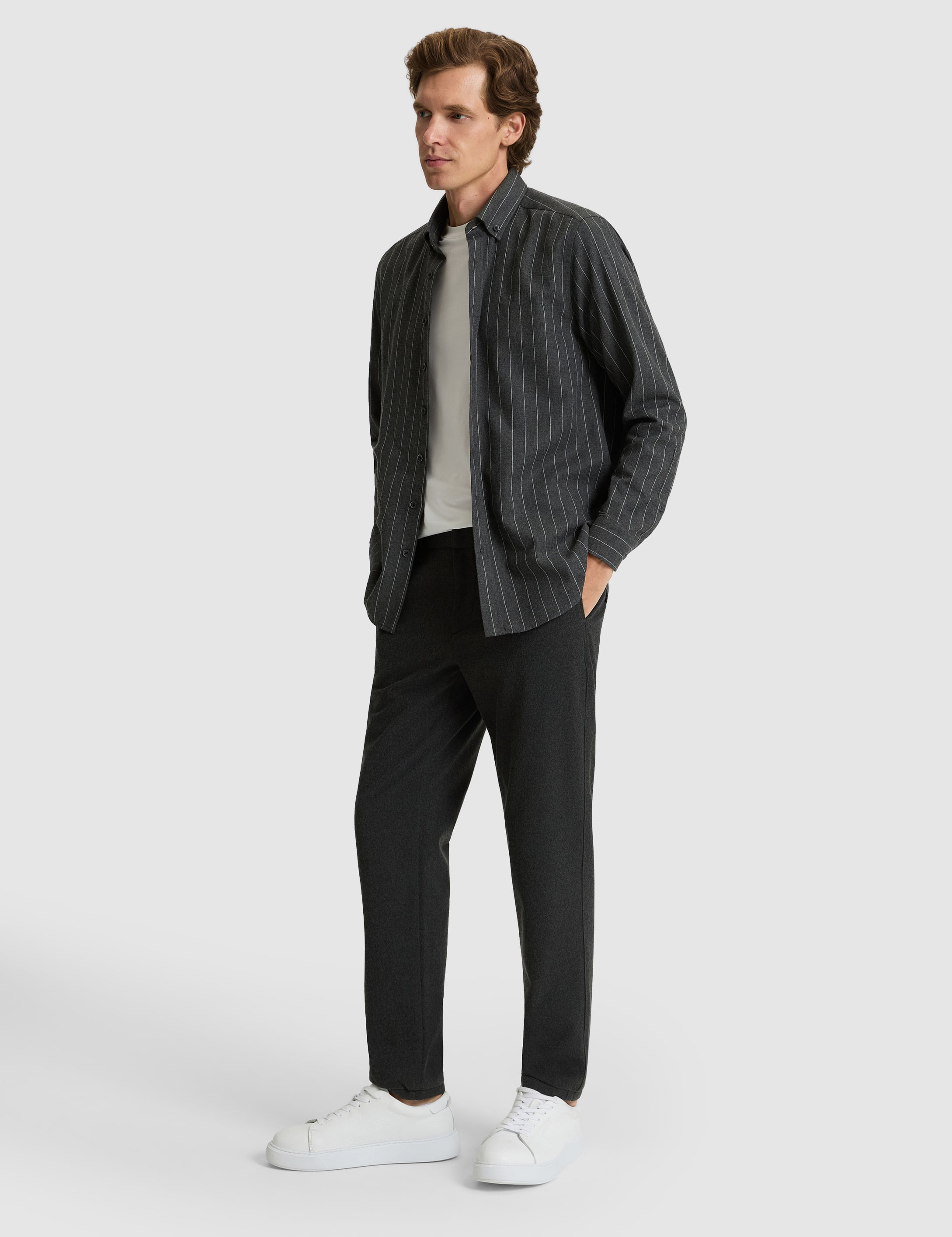 Antrasit Ex. Slim Fit Kumaş Pantolon - 50311574006