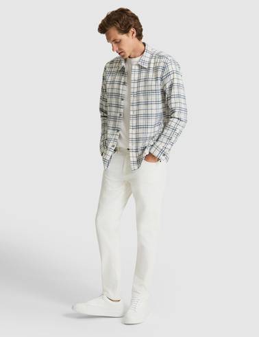 Lacivert Klasik Yaka Comfort Fit Oduncu Gömlek