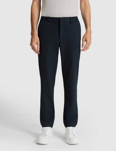 Lacivert Ex. Slim Fit Kumaş Pantolon