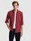 Bordo Flanel Dokulu Slim Fit Uzun Kollu Gömlek