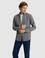 Gri Flanel Dokulu Slim Fit Uzun Kollu Gömlek
