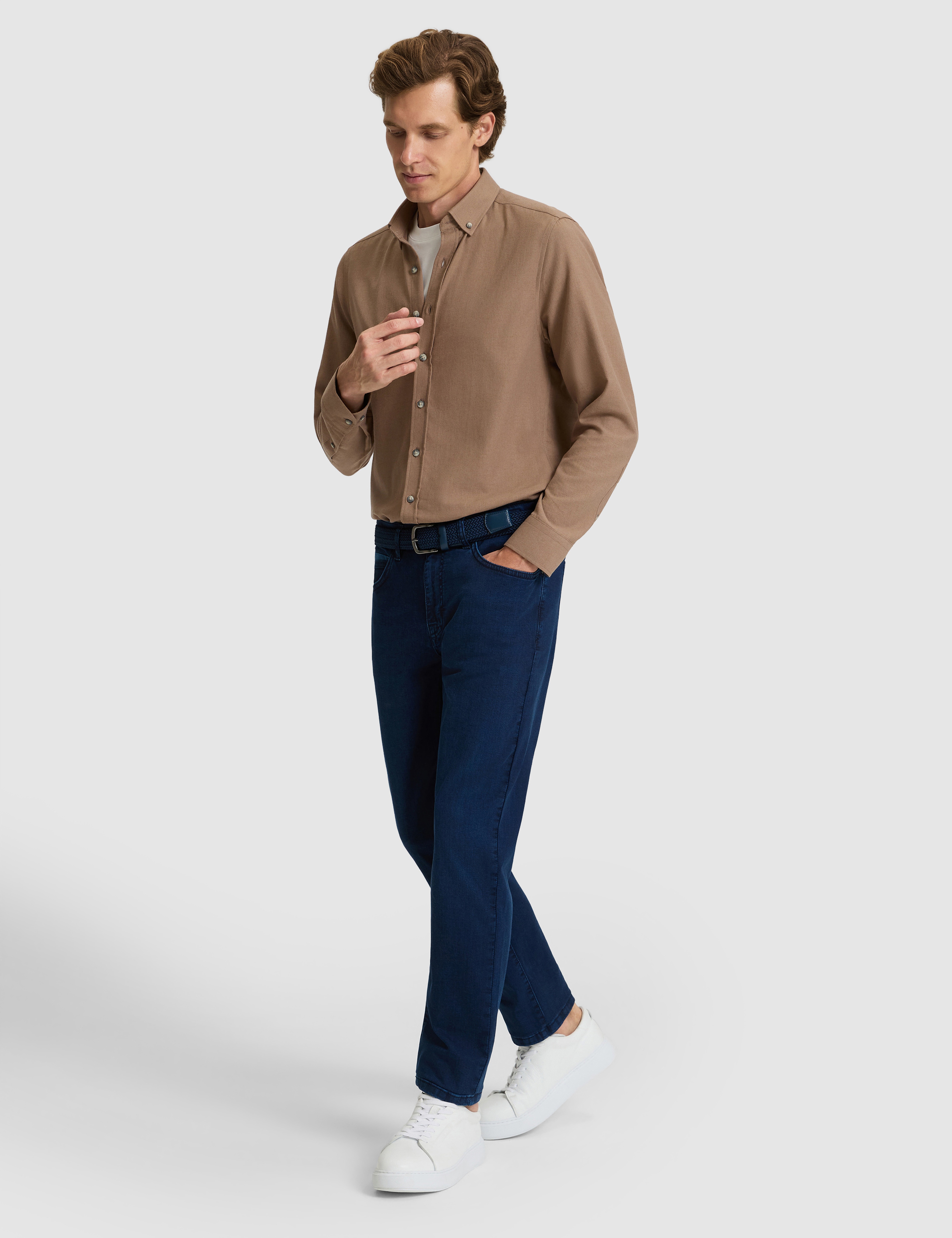 Vizon Slim Fit Uzun Kollu Gömlek - Image 4