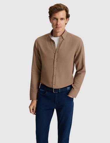 Vizon Slim Fit Uzun Kollu Gömlek