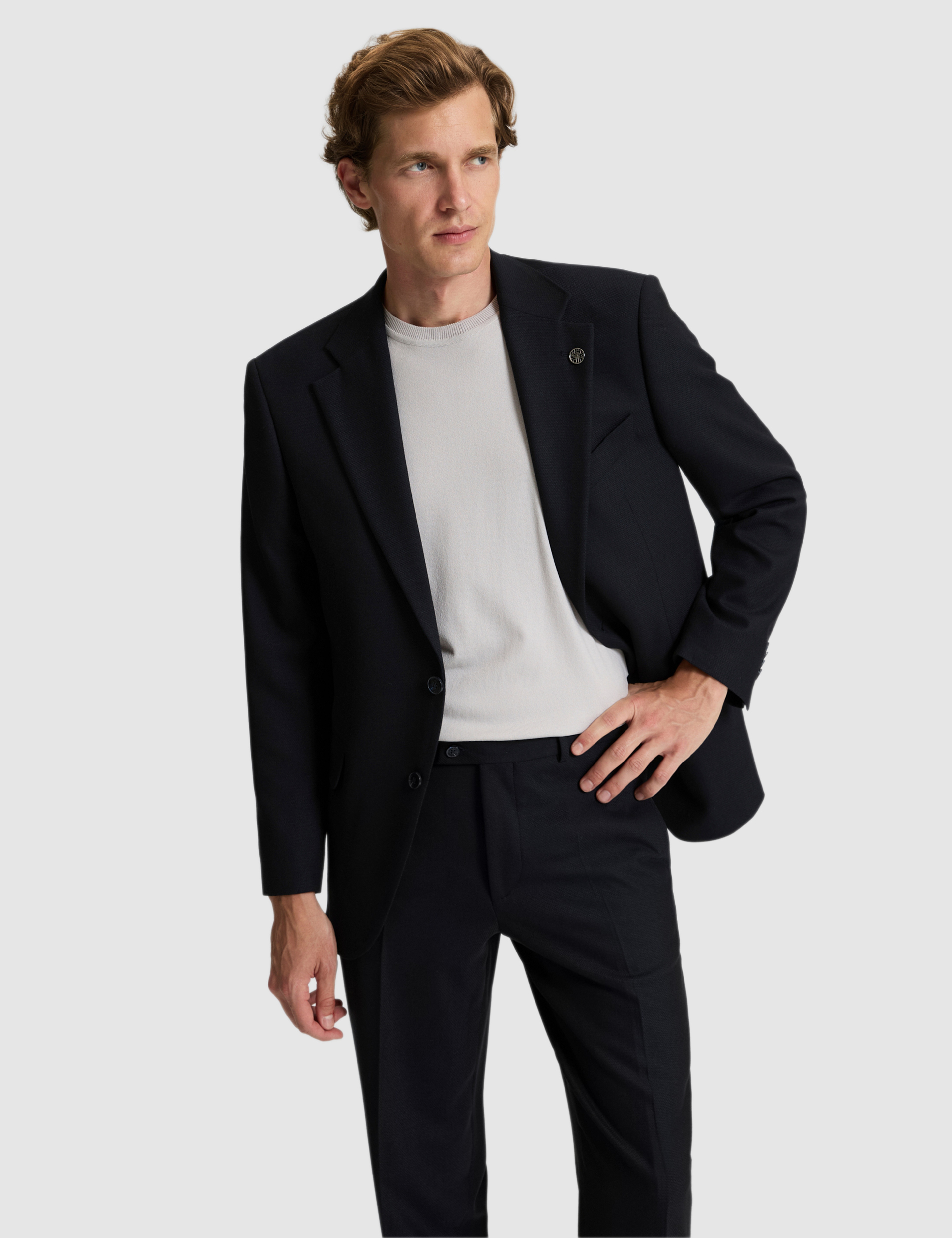 Lacivert SLIM TAILORED Takım Elbise - Image 5