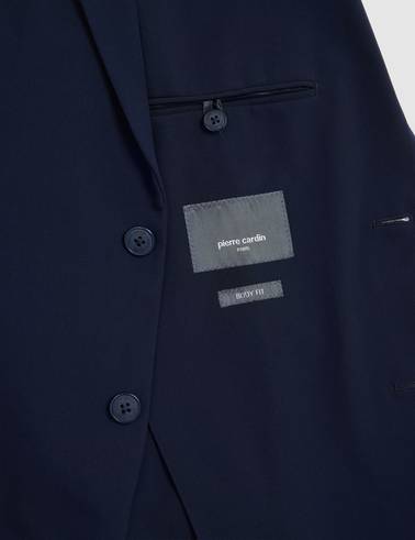 Lacivert Body Esnek Fit Blazer Ceket