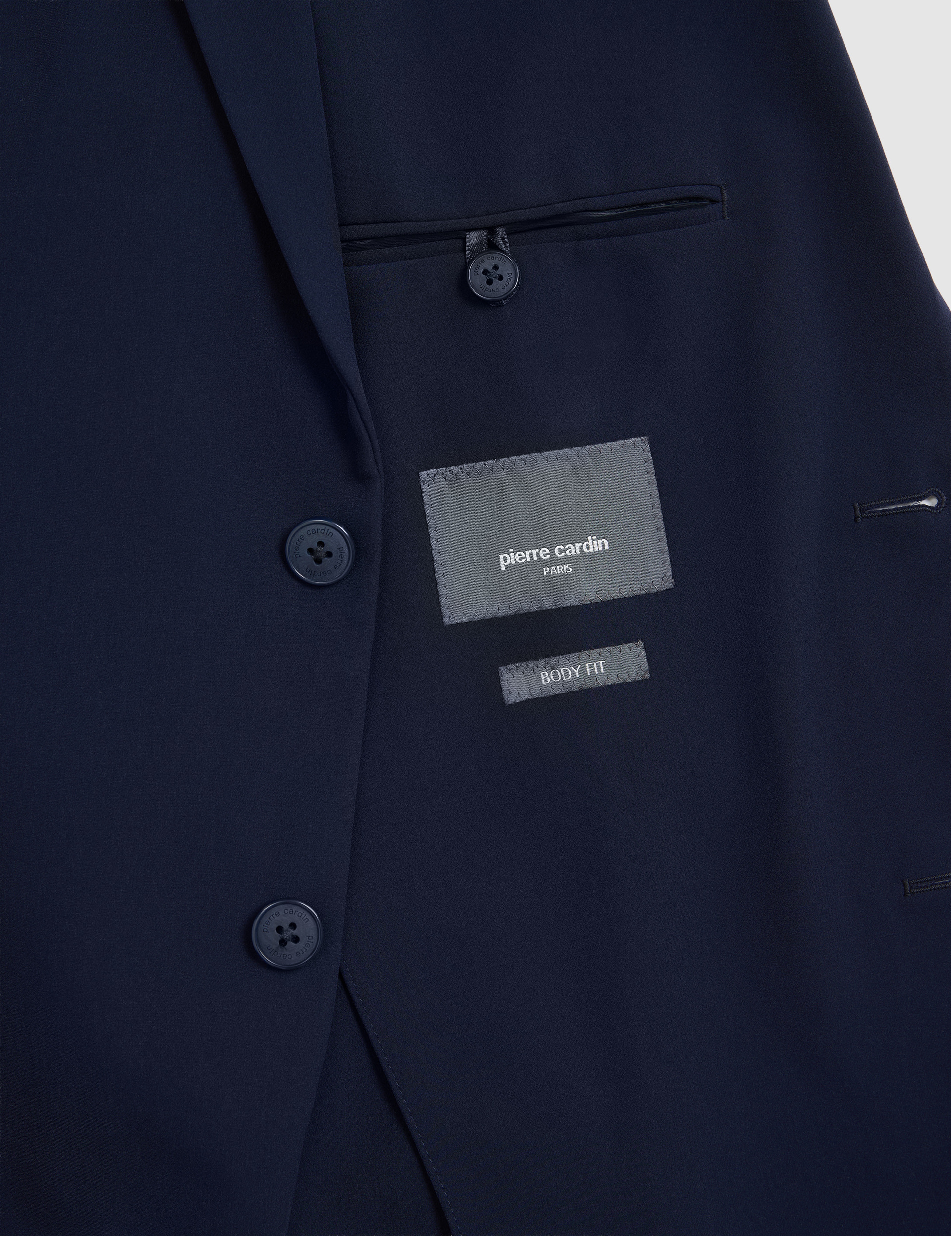 Lacivert Body Esnek Fit Blazer Ceket - Image 7