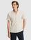 Bej Slim Fit Örme Gömlek