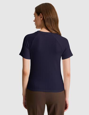 Lacivert Extra Slim Fit Tişört