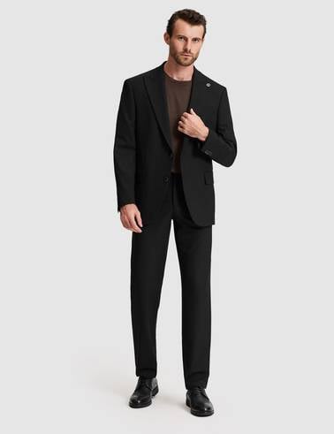 Siyah Slim Fit Takım Elbise