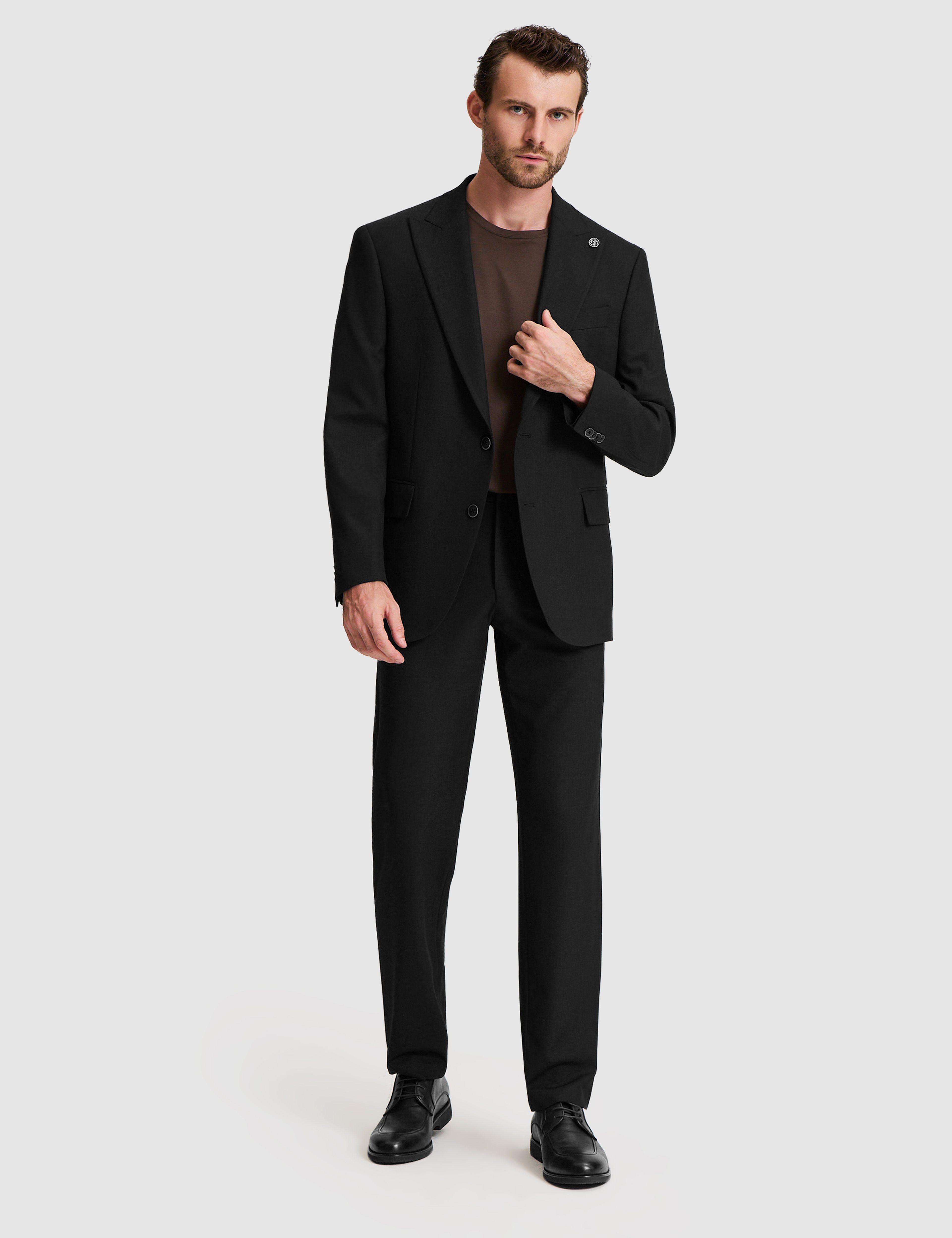 Siyah Slim Fit Takım Elbise