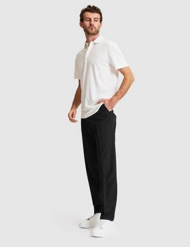 Siyah SLIM TAILORED Kumaş Pantolon