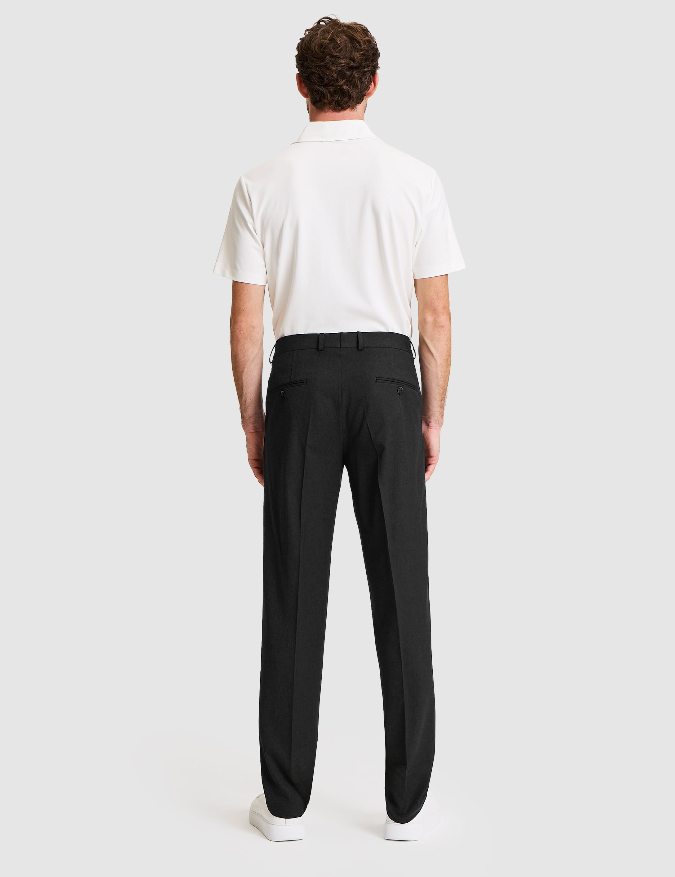 Siyah Slim Tailored Fit Kumaş Pantolon - 50331714044