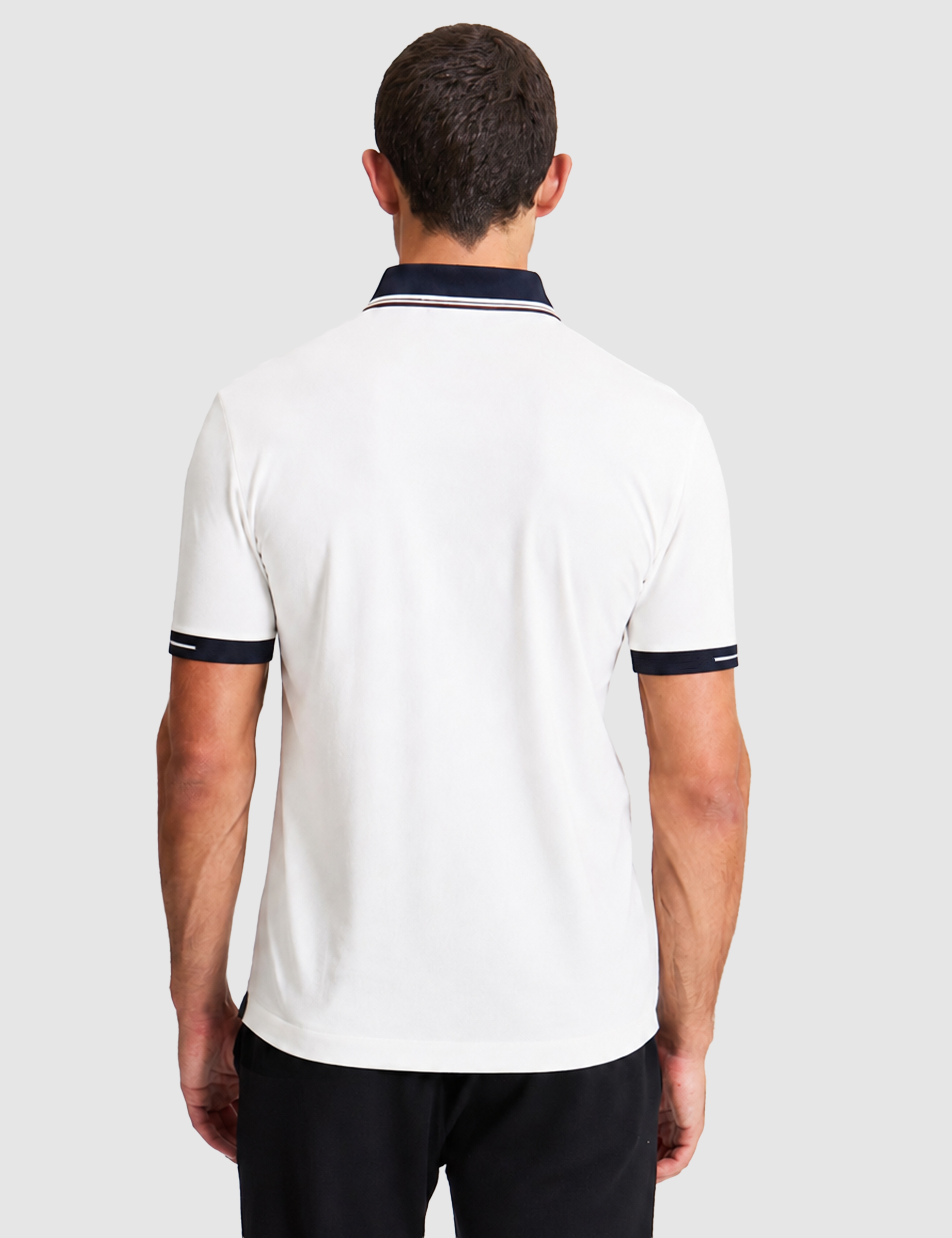 Ekru Regular Fit Düğmeli Polo Yaka Tişört