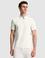 Ekru Slim Fit Fermuarlı Polo Yaka Tişört