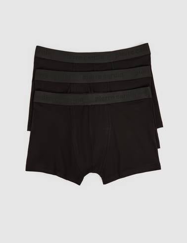 Siyah 3'lü İç Giyim Boxer Set