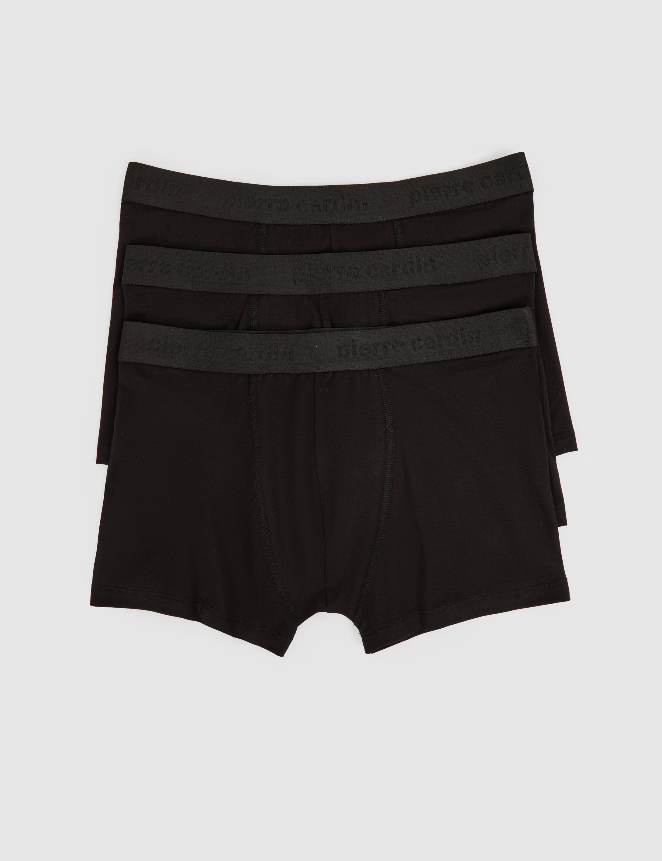 Siyah 3'lü İç Giyim Boxer Set - 50332518001
