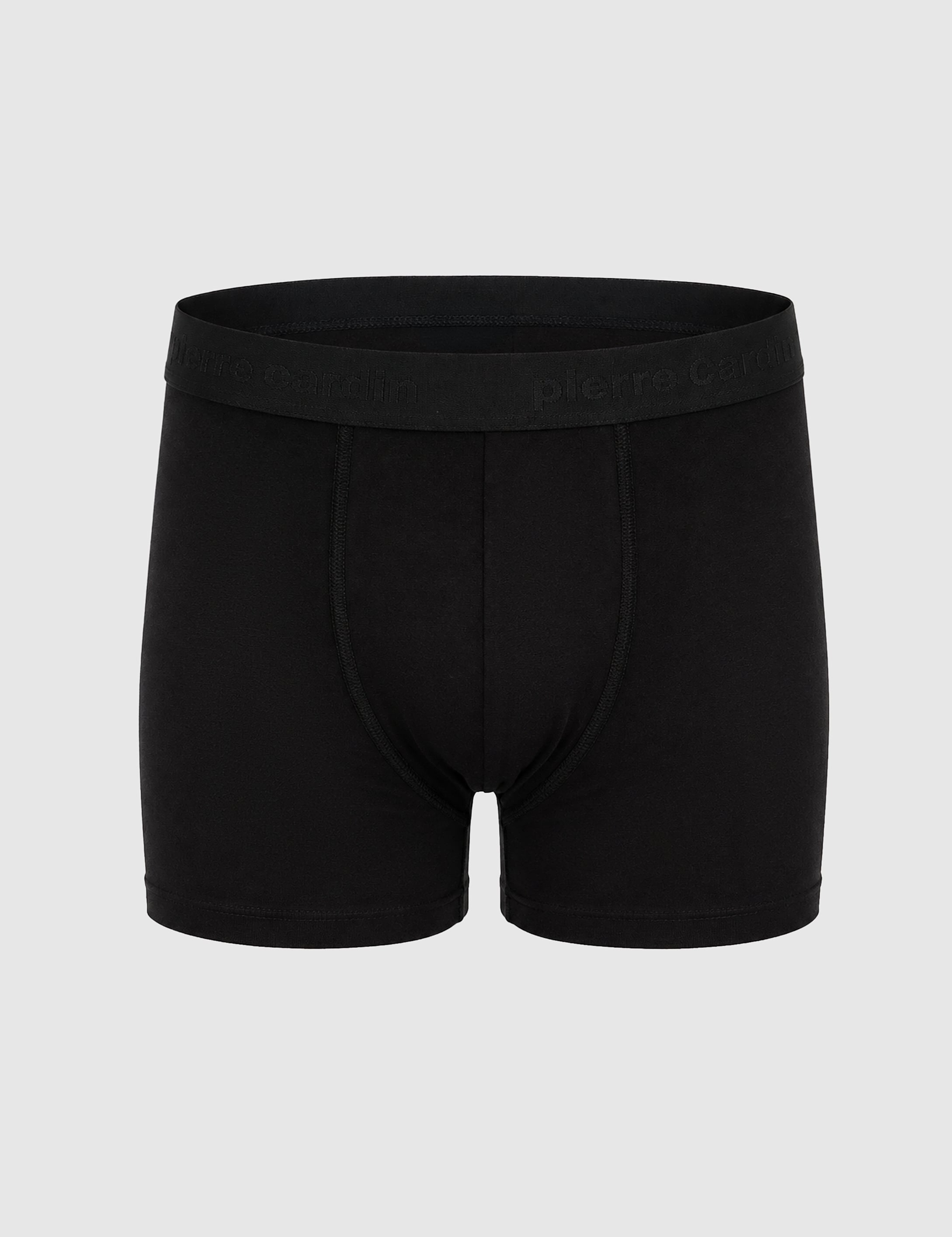Siyah 3'lü İç Giyim Boxer Set