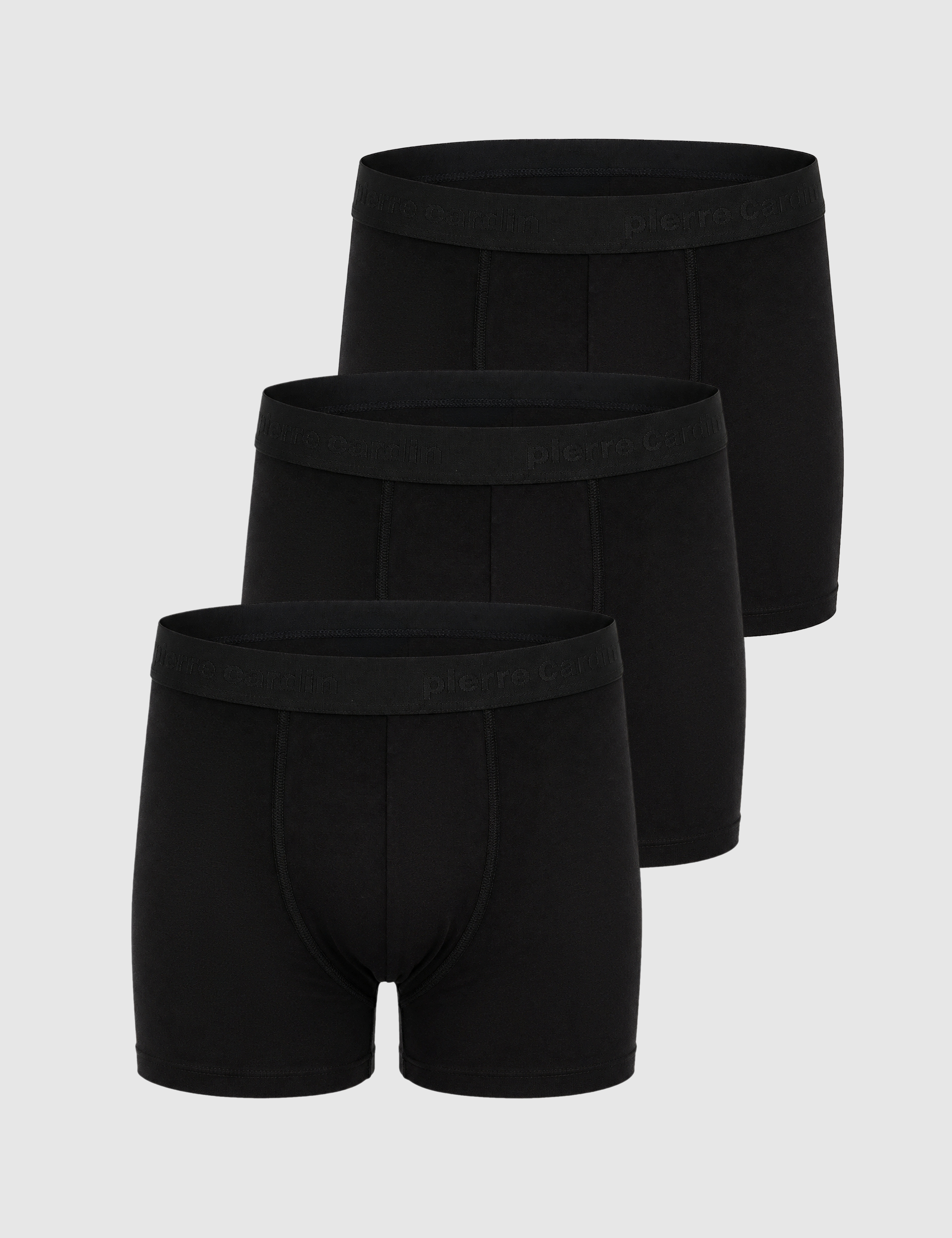 Siyah 3'lü İç Giyim Boxer Set