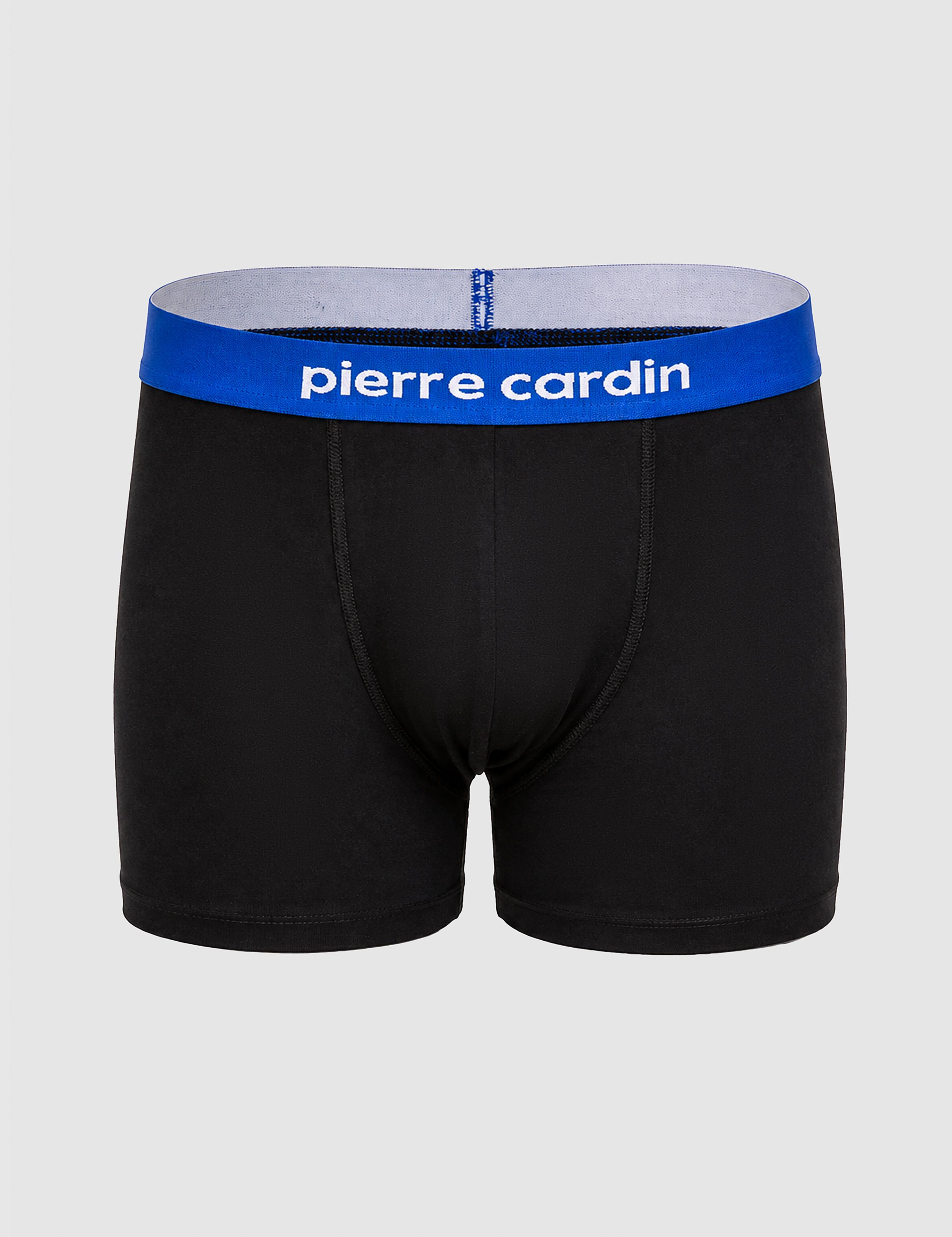 Siyah Pamuk Karışımlı 3'lü İç Giyim Boxer Set