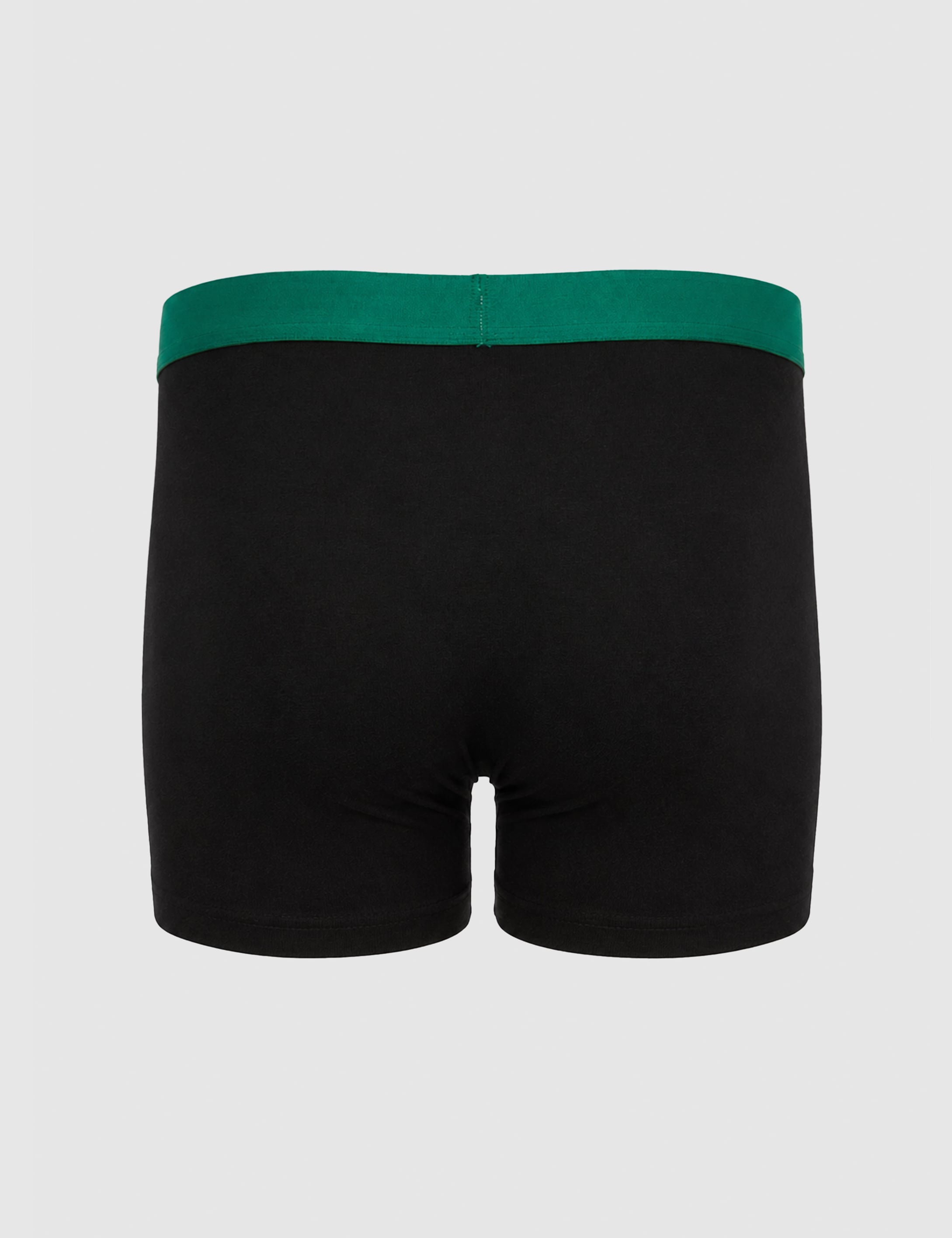 Siyah Pamuk Karışımlı 3'lü İç Giyim Boxer Set - 50333770004