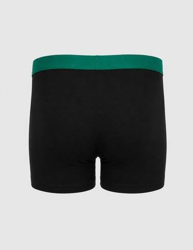 Siyah 3'lü İç Giyim Boxer Set