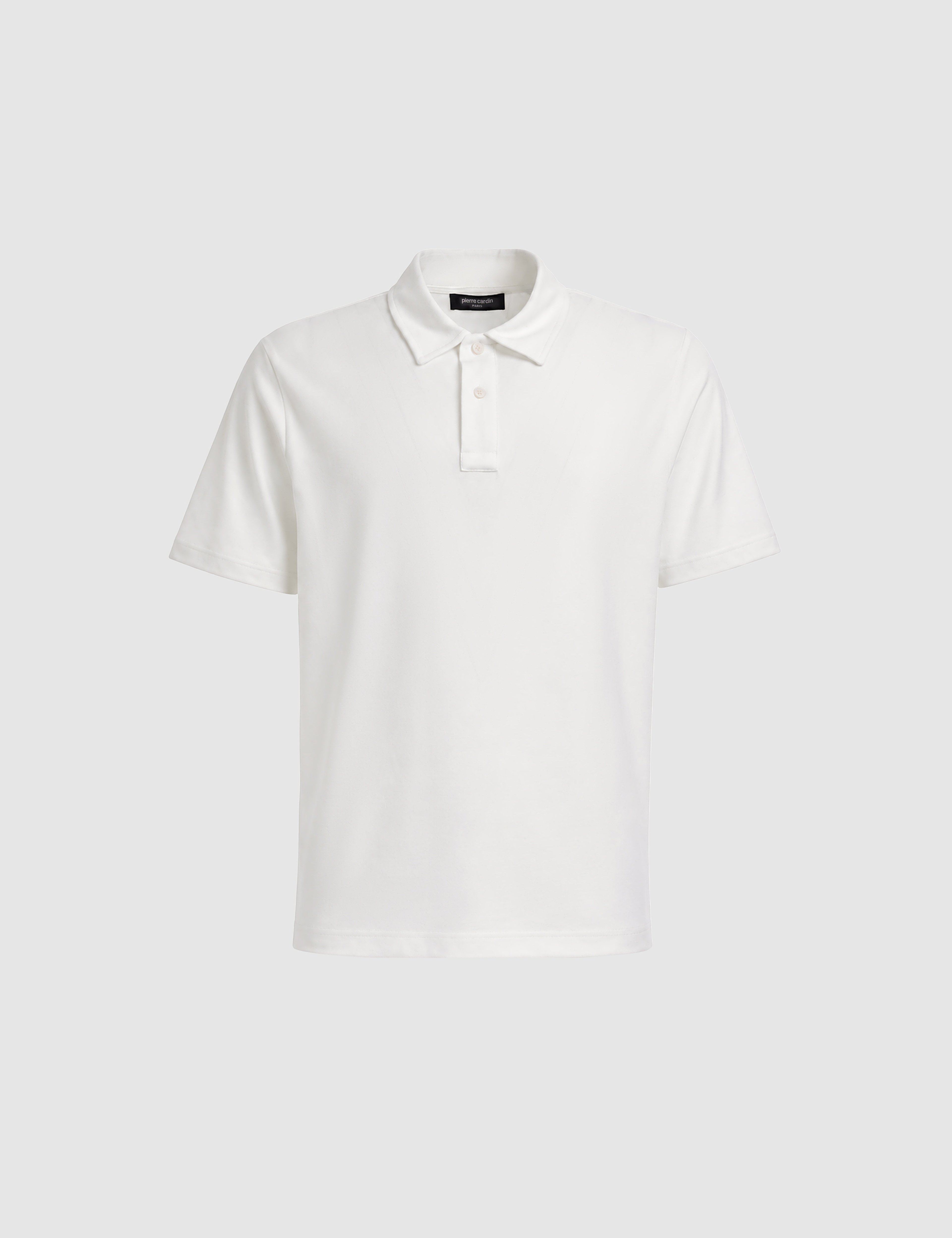 Ekru Regular Fit Düğmeli Polo Yaka Tişört