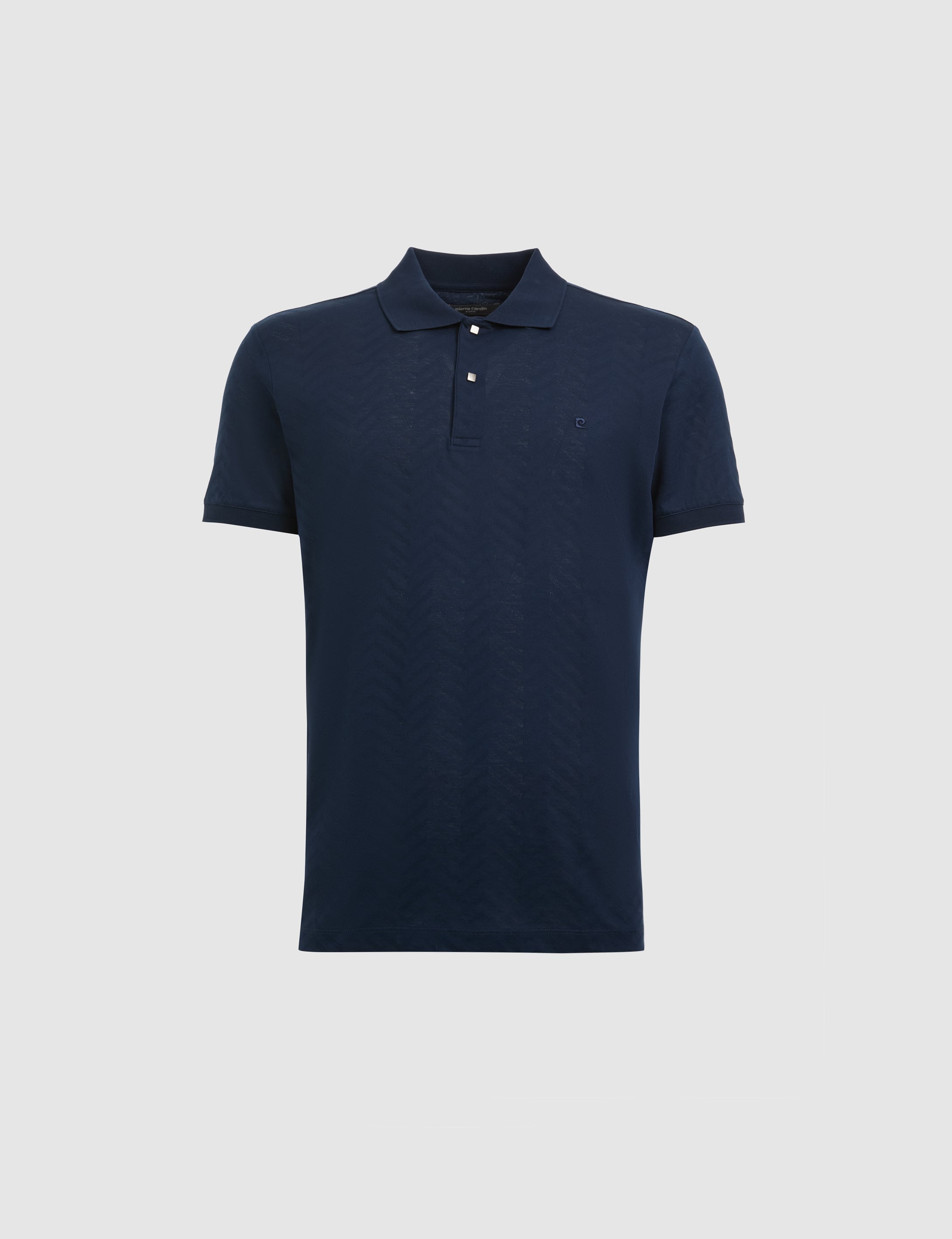 Lacivert Slim Fit %100 Pamuk Düğmeli Polo Yaka Tişört - 50321028007