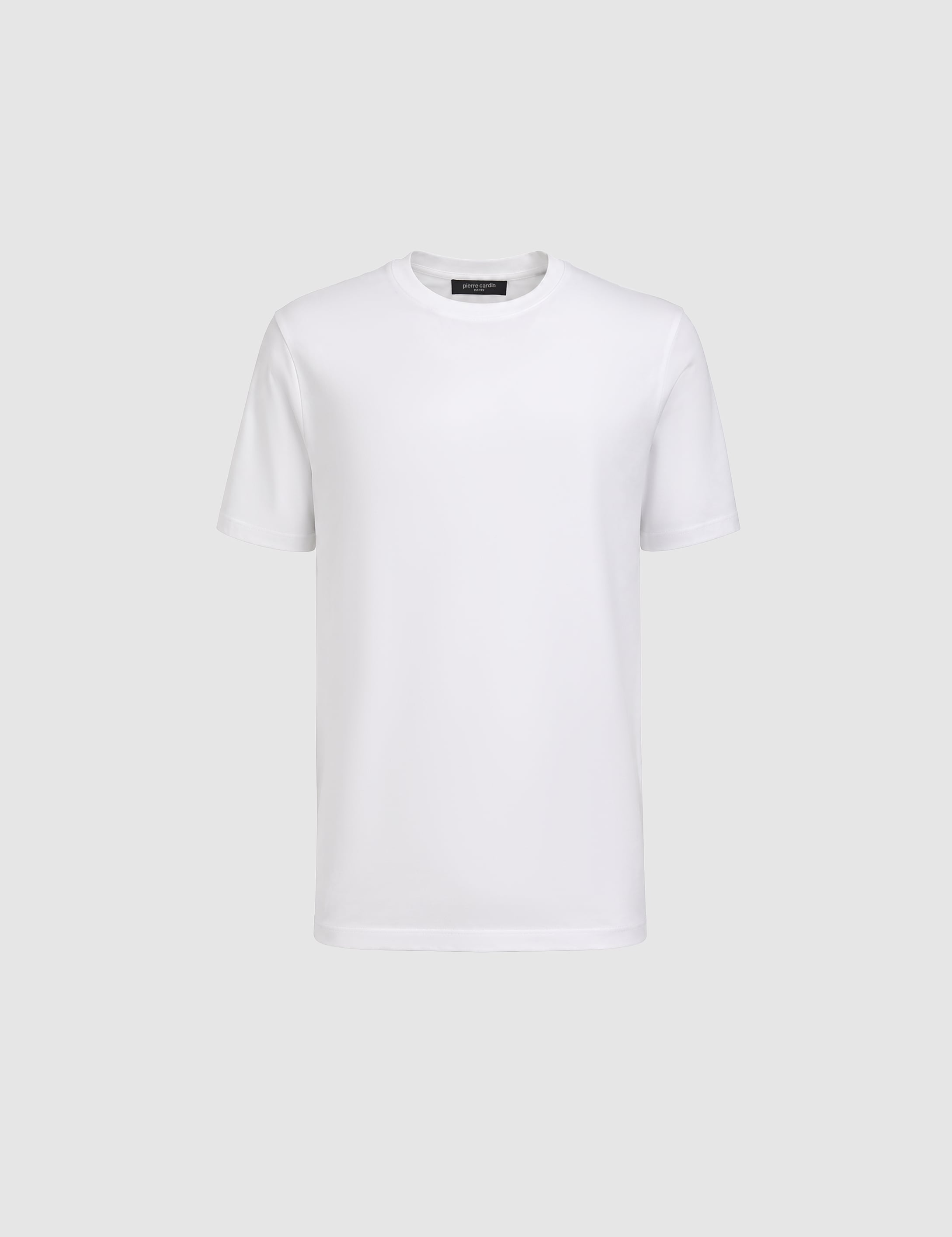 Ekru Regular Fit Bisiklet Yaka Tişört - 50323973082