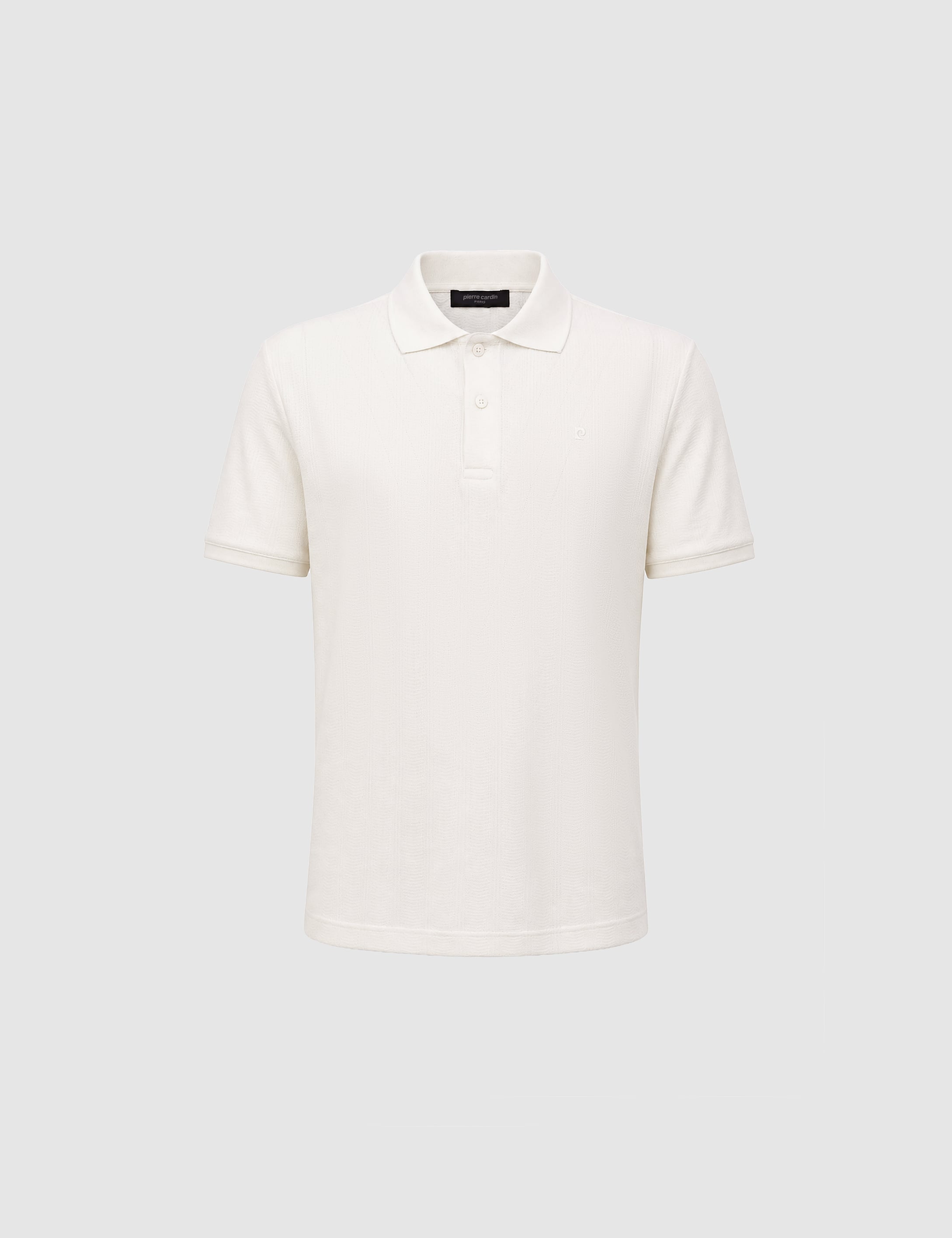 Ekru Slim Fit Düğmeli Polo Yaka Tişört - 50321192014