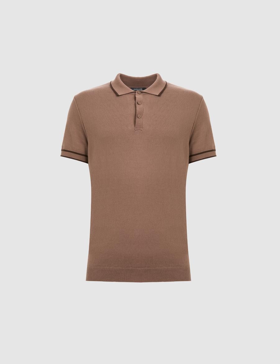 Vizon Slim Fit %100 Pamuk Düğmeli Polo Yaka Triko Tişört