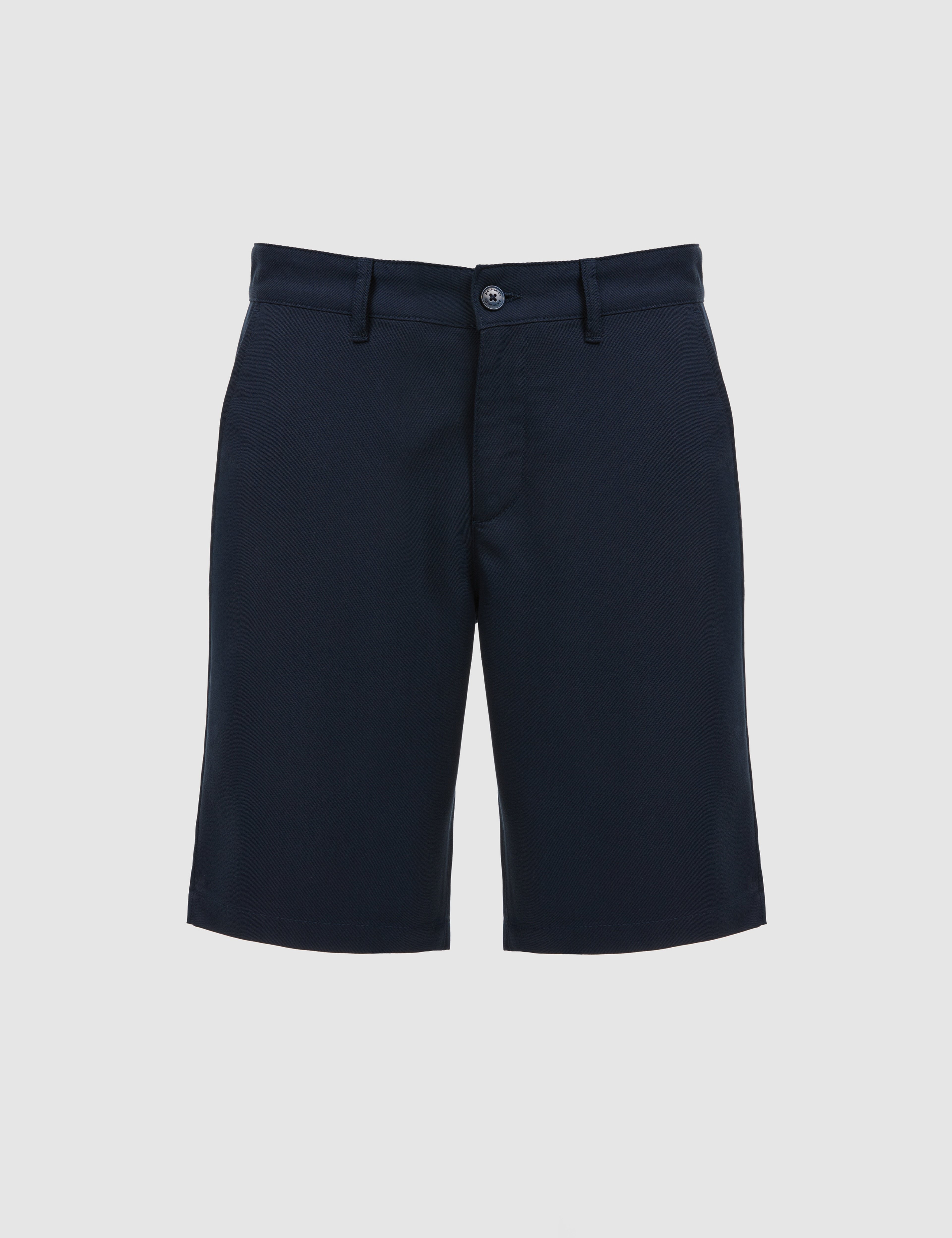 Lacivert Slim Fit Dokuma Şort - Image 7