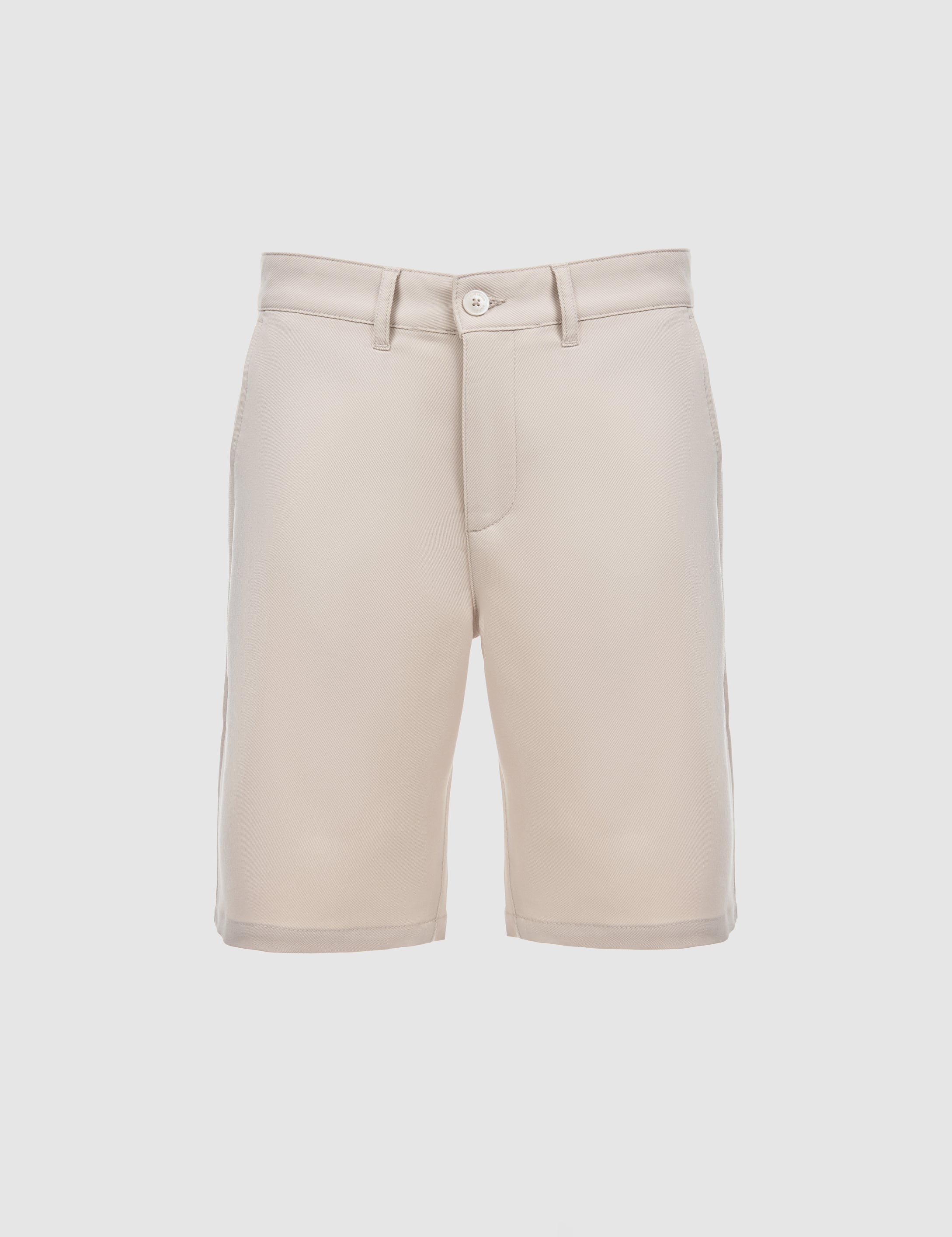 Bej Slim Fit Dokuma Şort - 50321831037