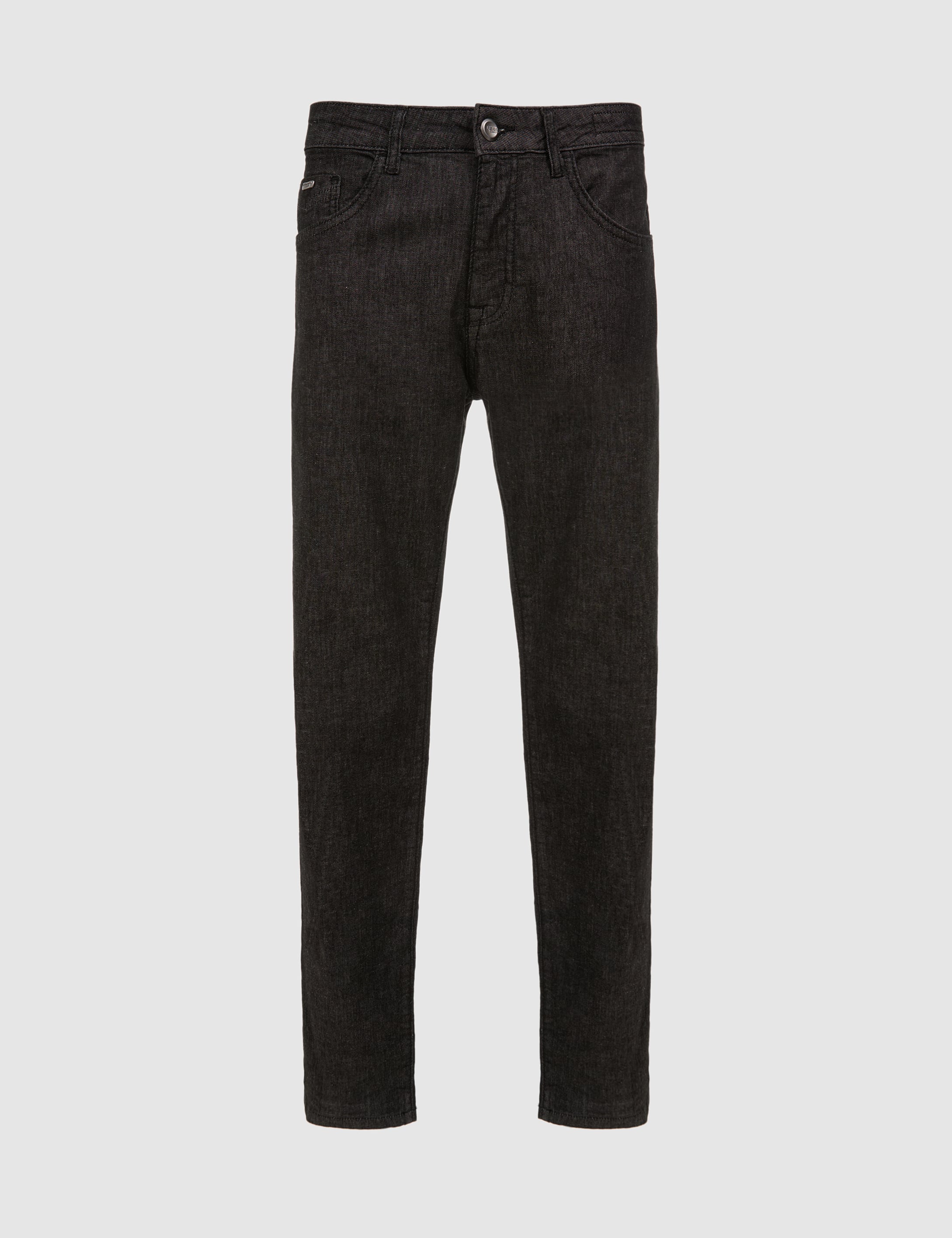 Siyah Straight Fit Jean Pantolon - 50325327019
