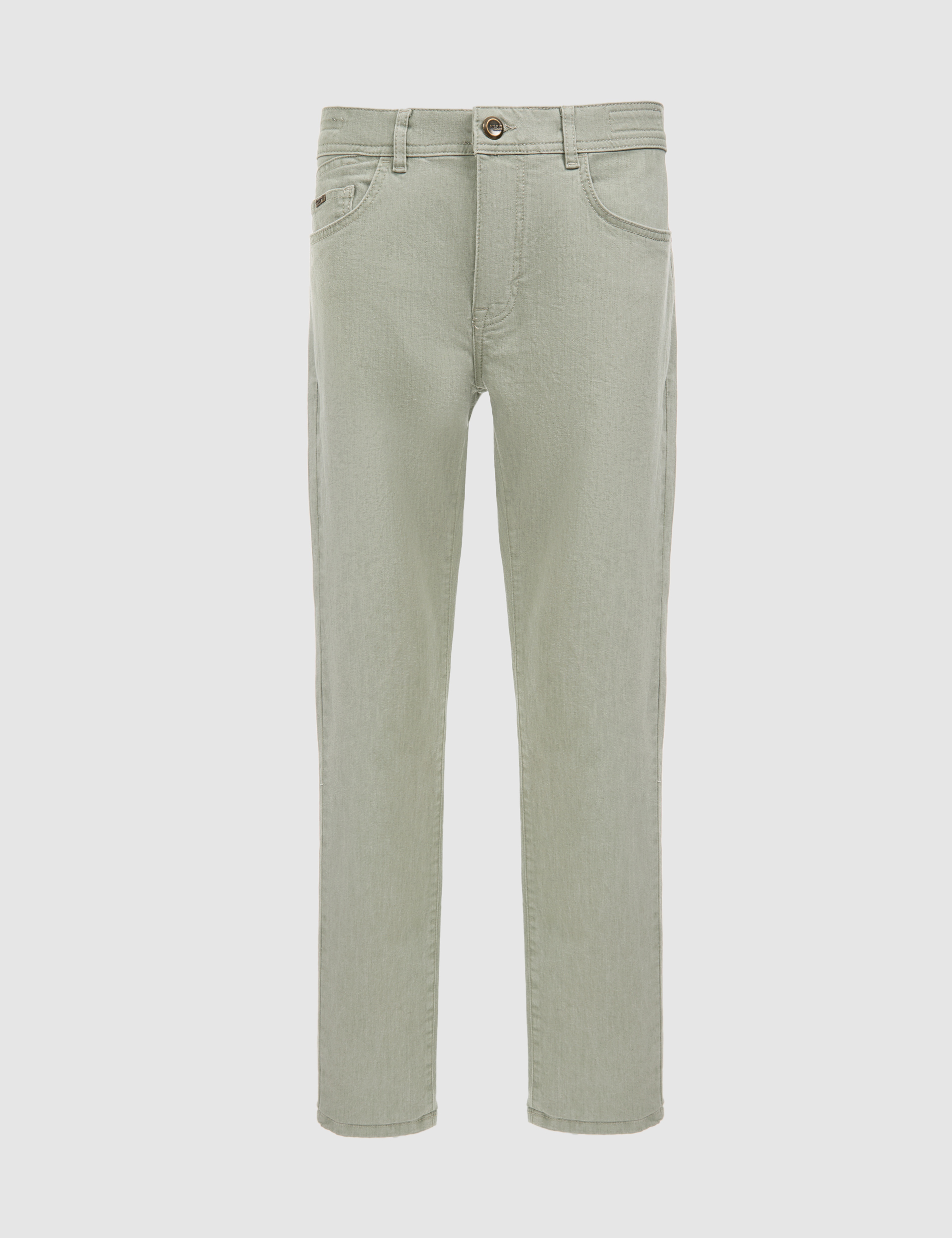 Haki Slim Fit Jean Pantolon - Image 7