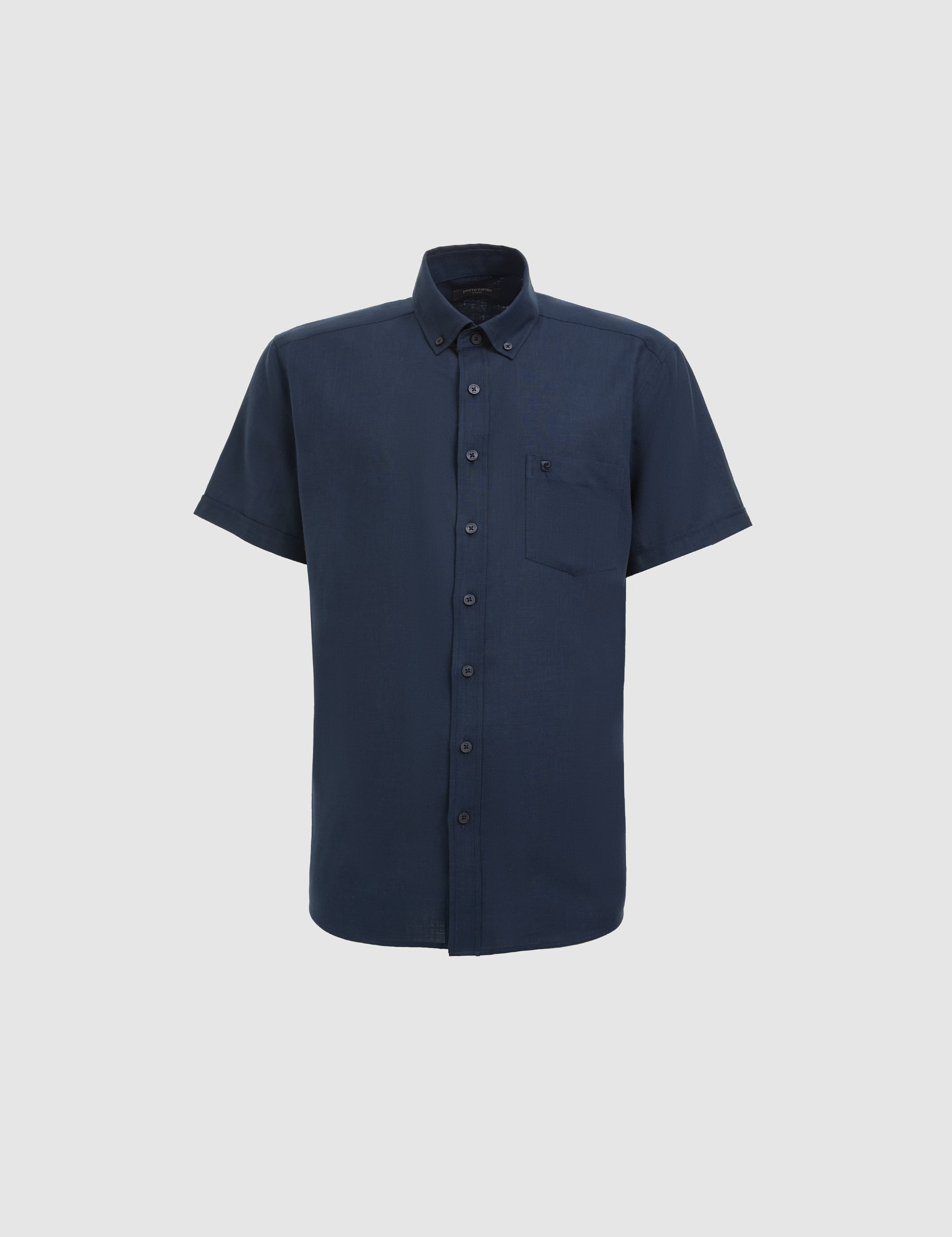 Lacivert %100 Pamuk Regular Fit Yazlık Gömlek - 50325364026