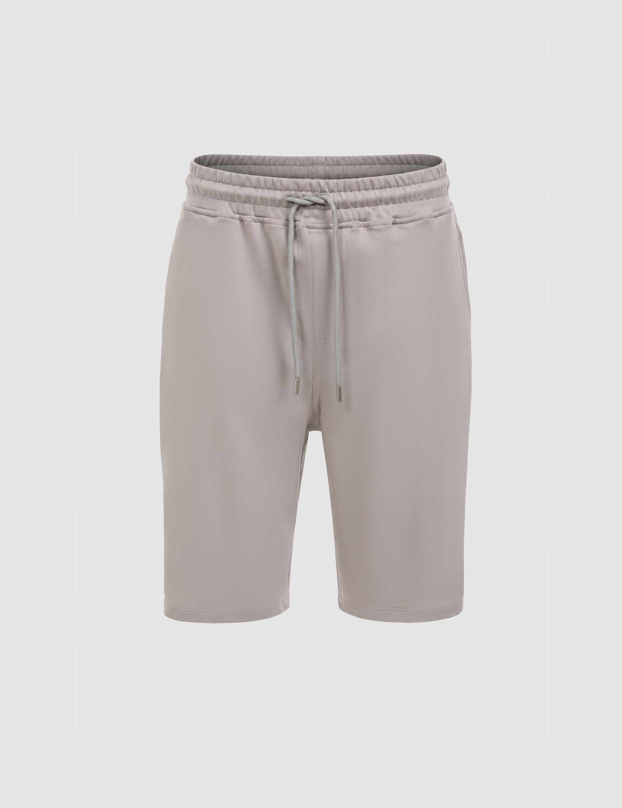 Gri Comfort Fit Örme Şort