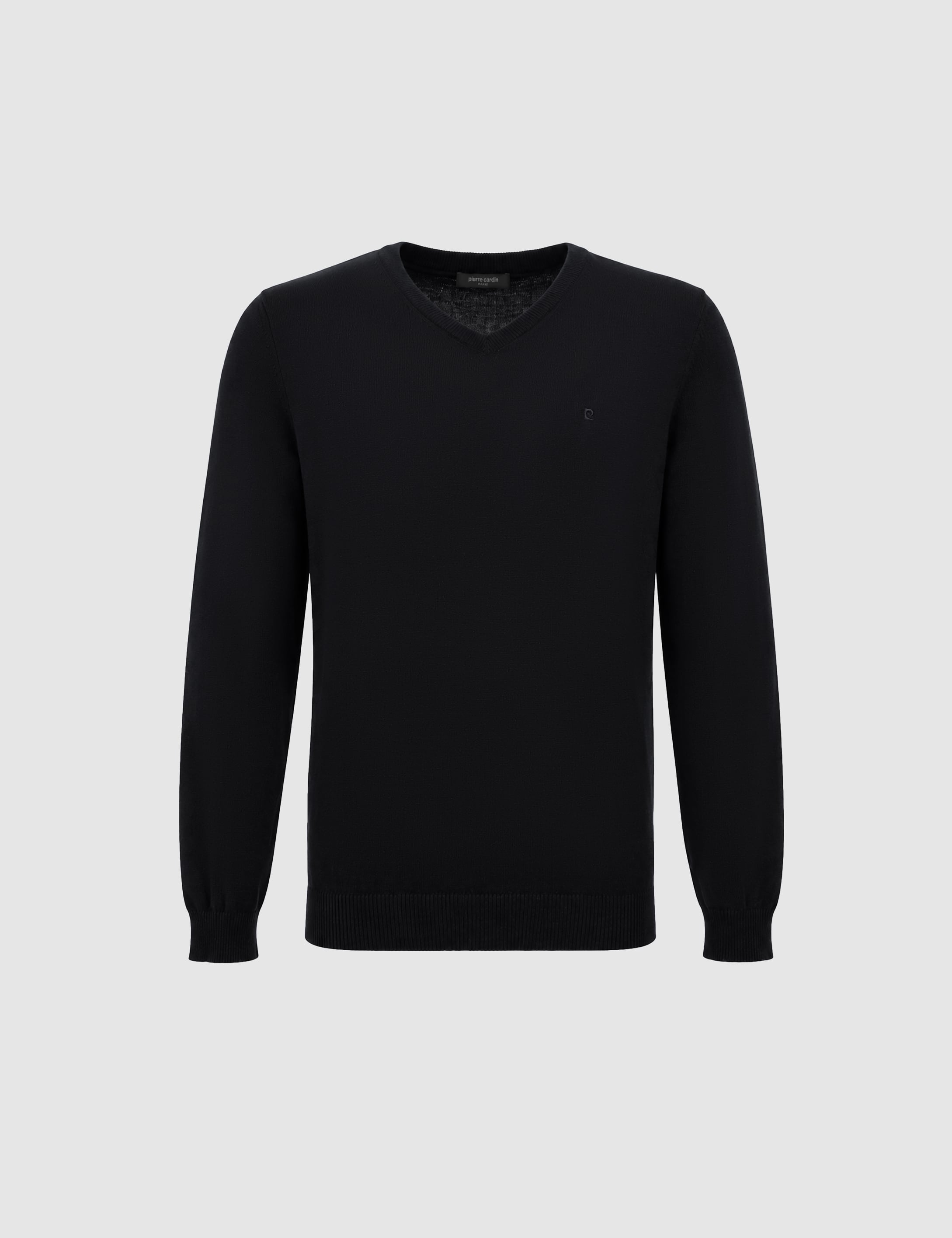 Siyah Slim Fit Basic Kazak - 50315510016