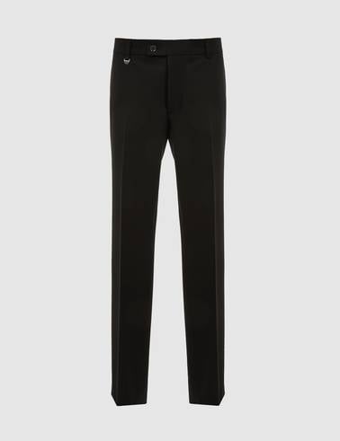 Siyah Slim Fit Kumaş Pantolon