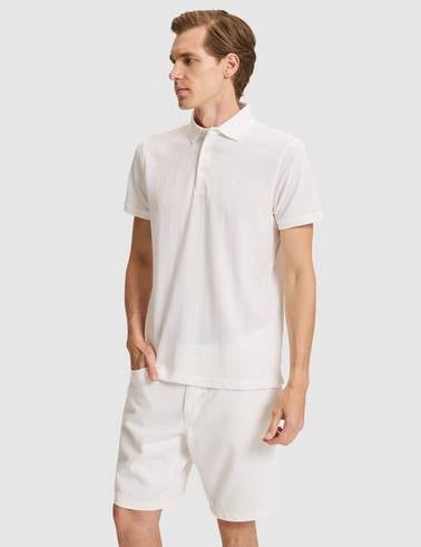 Beyaz Slim Fit Tişört