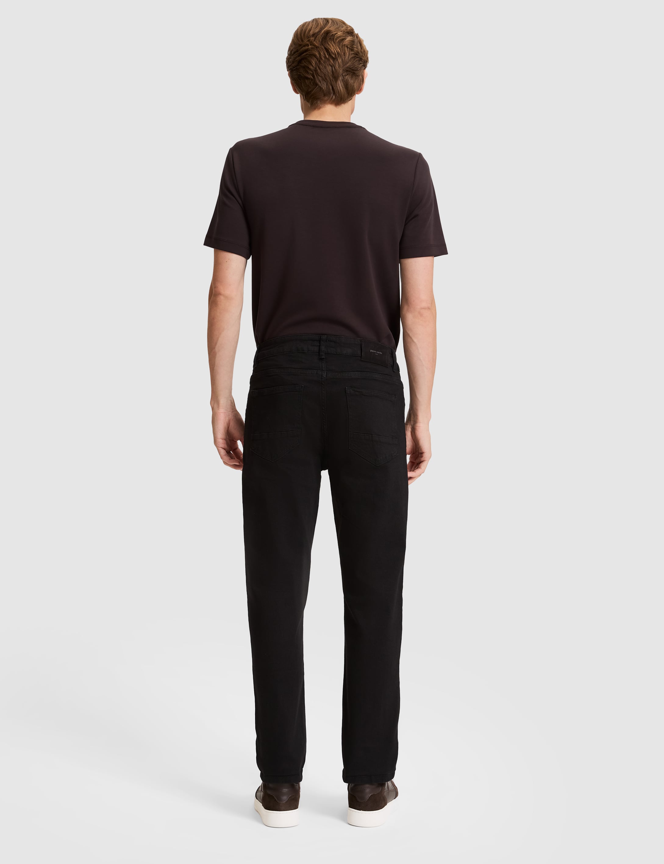 Siyah Straight Fit Jean Pantolon
